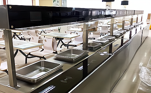 RFID智慧食堂自選餐廳賦值、選餐、結(jié)算三步走